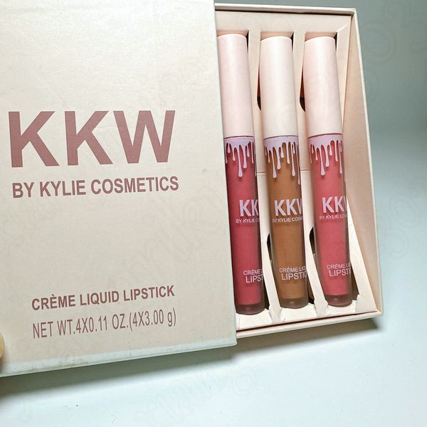 

kkw makeup lip gloss professional matte 4 fashion color lasting moisturizing waterproof lipgloss