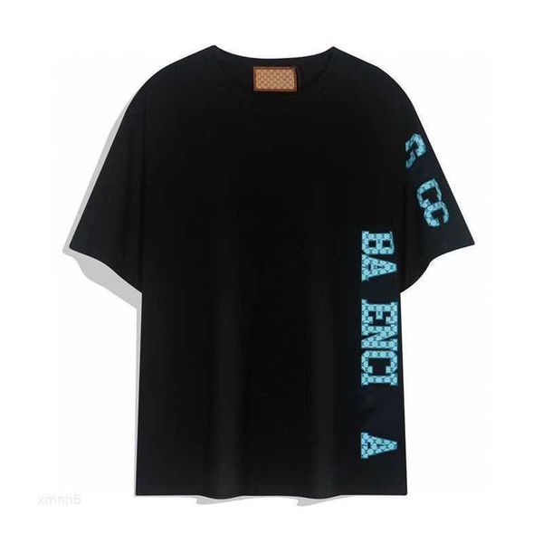 

23 mens t shirt designer shirt mens tees luxury cotton fashion casual short-sleeved co-branded letter-printed lovers same style s-5xl, White;black