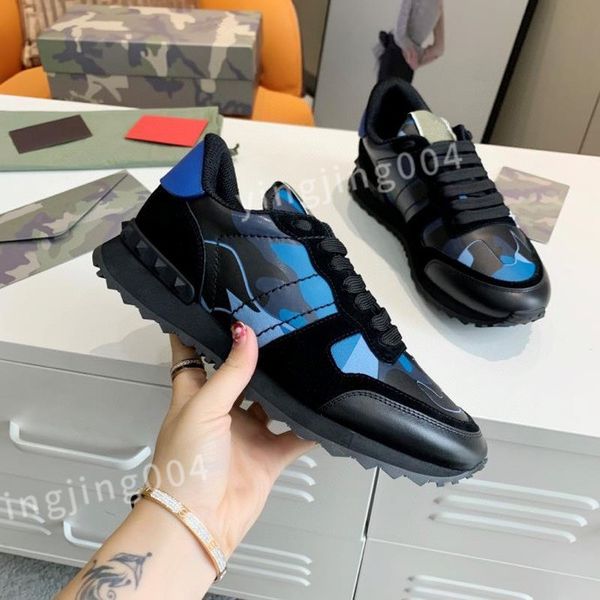 

luxury fashion designer shoes mens womens casual shoe genuine leather classic men sneakers, Black