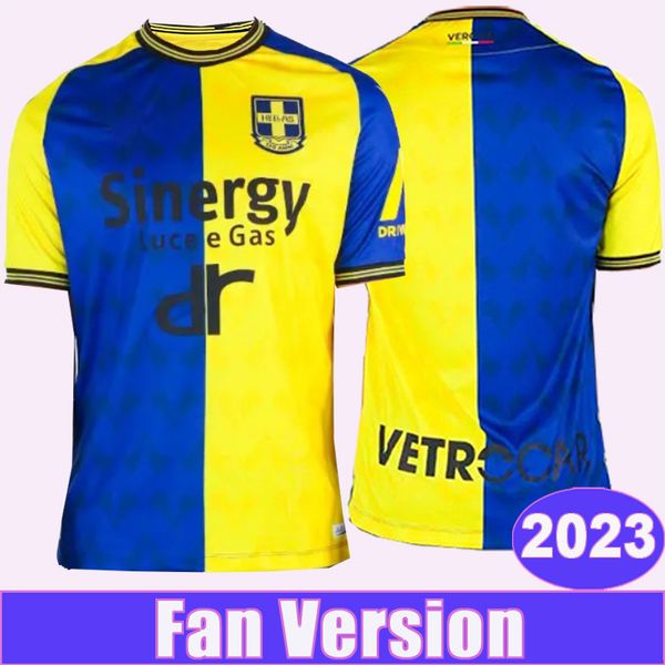 

2023 hellas verona fchrustic mens soccer jerseys henry verdi lasagna tameze doig 120th anniversary football shirts short sleeve uniforms, Black;yellow