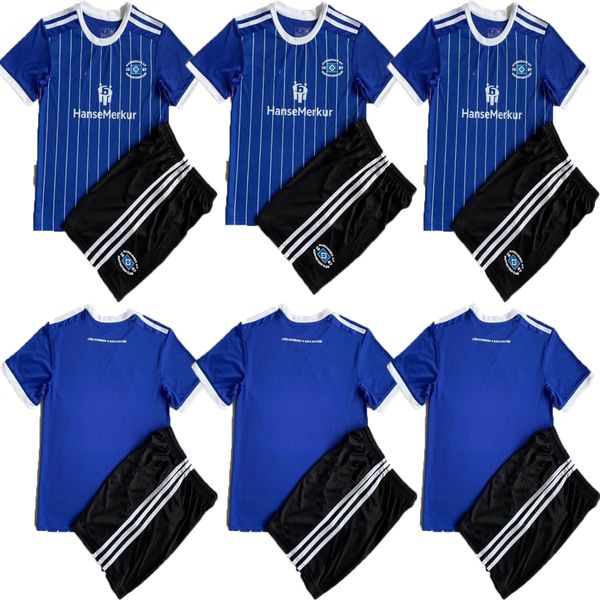 

23 24 hamburger sv soccer jerseys special 2023 2024 hsv manner kinder uniformen men kit sets jersey football shirts uniforms men, Black;yellow