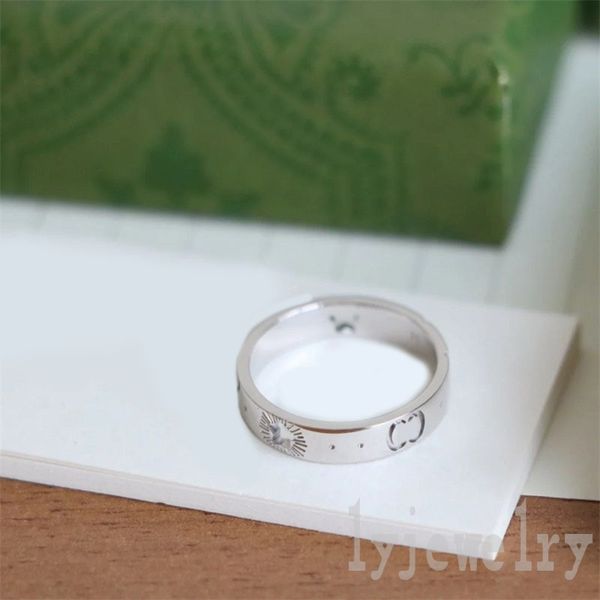 

popular silver plated men rings designer womens ring valentine s day gift girlfriend simplicity modern star bague letter craving engagement