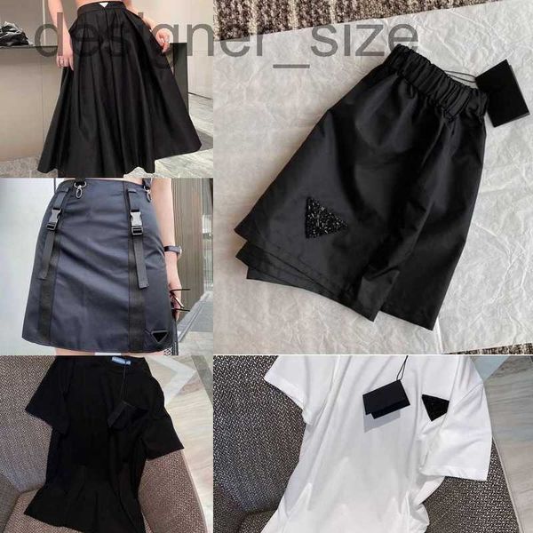 

skirts designer2022 womens skirts summer a-line skirt ladies girl designer dress with badge letter printed dresses 3 styles casual shorts 61, Black