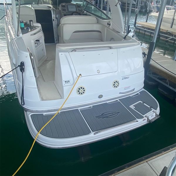 

2006 chaparral 280 swim platform cockpit boat eva foam teak deck floor pad mat