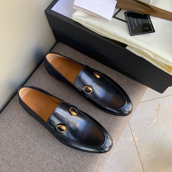 

32model italian luxury mens loafers leather blue red casual designer dress shoes slip on genuine leather wedding party formal suit shoe for, Black