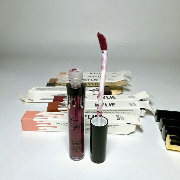 

kylie jenner kourt k makeup lip gloss nude glitter lip gloss liquid lipstick matte waterproof lipgloss 8 colors lipstick