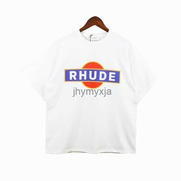 

rhude version mens t shirts summer t-shirt fashion designer casual cotton luxury clothing street shorts sleeves clothes 17 2wzb, White;black