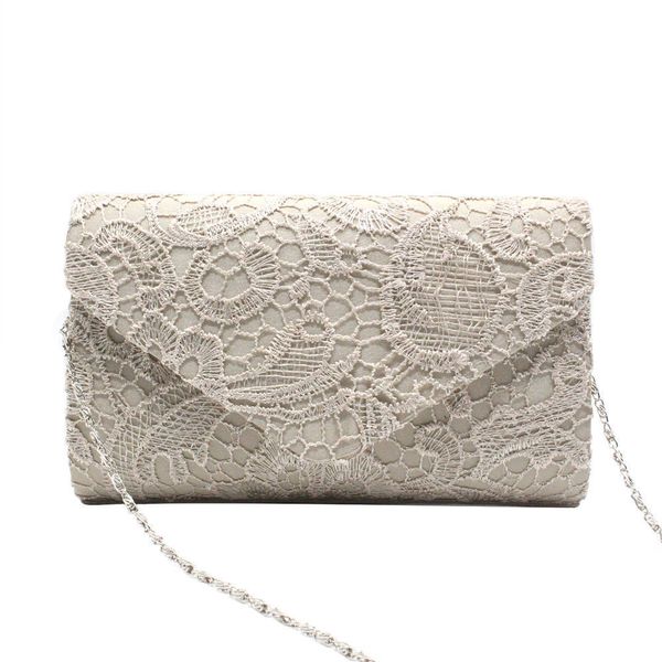 

evening bags style fashion women lady elegant party prom bridal wedding clutch purse handbag lace chains shoulder bag 230424