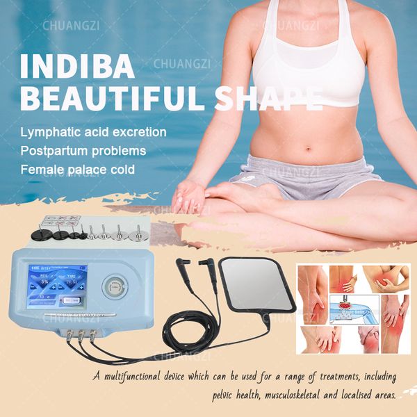 

spanish physiotherapy indiba rf machine slimming 448k tecar therapy physio machine deep diathermy beauty machine