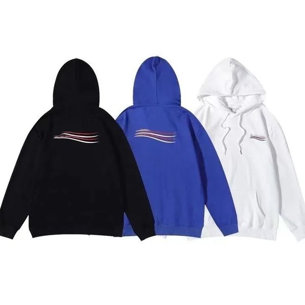 

designer sweater hoodie men's hoodie fall designer hoodie pullover sweatshirt hip hop high-quality letter blue men's hoodie, White