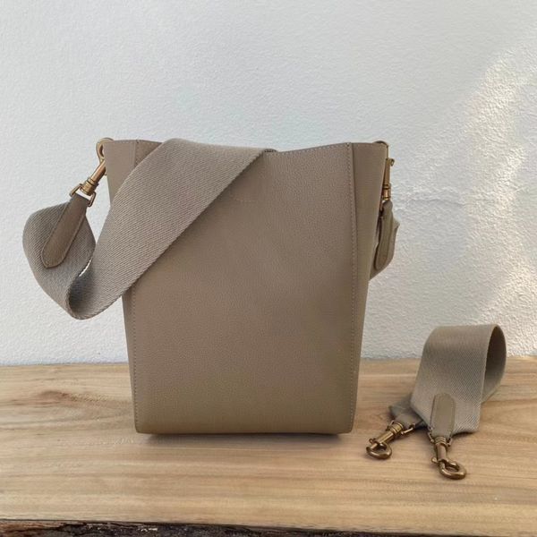 

bags handbag shoulder crossbody totes large capacity genuine leather elephant grey classic designer bag handbags sangle bucket bag 2023