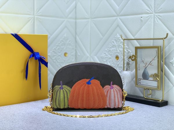 

designer chain bag 3d painted dots print make up cosmetic bag wash bag luxury crossbody shoulder bags toiletry bag messenger bag lipstick ha