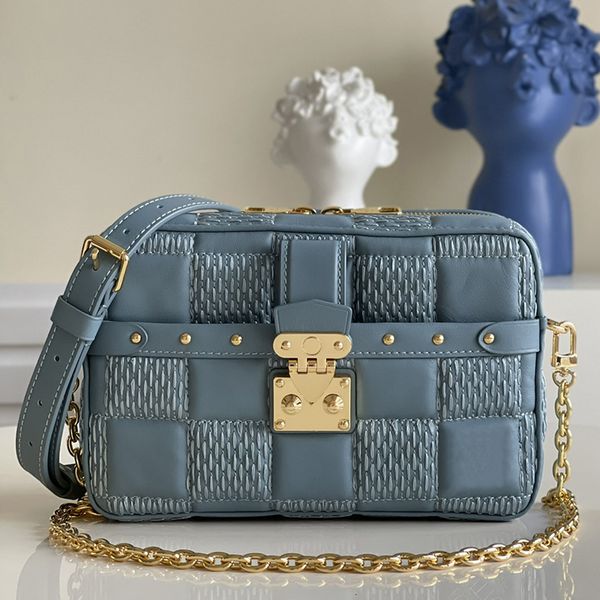 

luxury shoulder bag designer crossbody bag handbags genuine leather chain bag 22cm level replication camera bag with box wl158