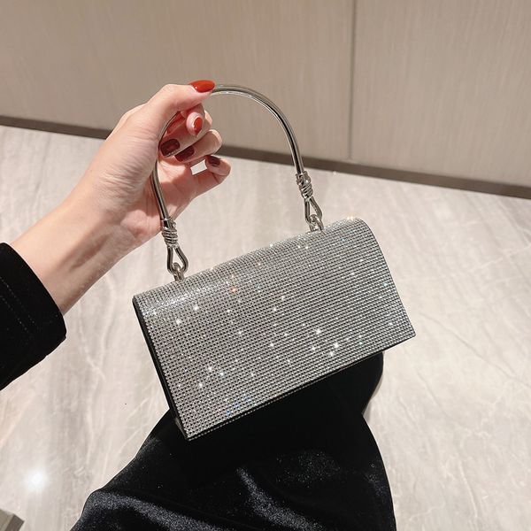 

evening bags shiny wedding clutch handbag for women girls glitter ktv shoulder purses dating allmatching 230424
