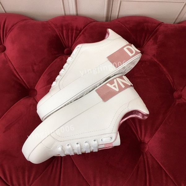 

2023new casual shoes mens womens designer shoes travel leather lace-up sneaker fashion lady flat running trainers letters men gym sneakers20, Black