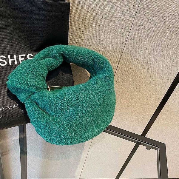 

totes winter plush knotted tote bags for women brand armpit bag luxury shoulder bag cute purses and handbag for women ing