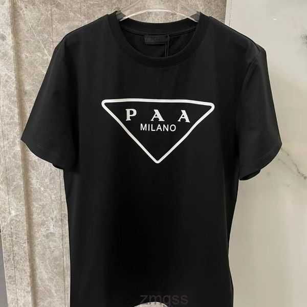 

famous clothing italy occident branded fashion trilateral sign letter graphic summer pure cotton round xxxl collar luxury designer lover paa, White;black