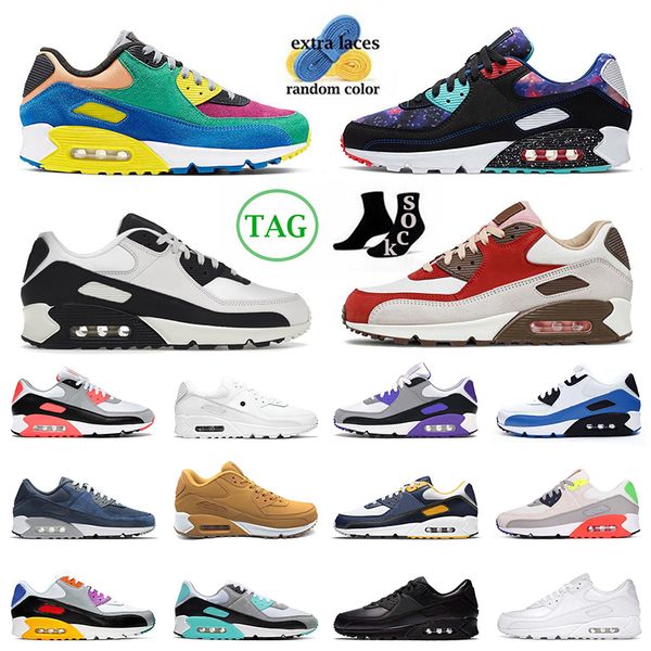 

2023 fashion 90 og running shoes bacon supernova phantom coconut milk viotech infrared obsidian yellow unc what the 90s men women trainers s