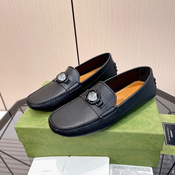 

designer loafers men shoes luxurious trendy 2023 casual slip on formal dress men moccasins italian black male driving shoes sneakers