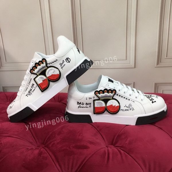 

2023women designer quality casual shoes travel leather lace-up sneaker fashion lady flat running trainers letters men gym sneakers, Black