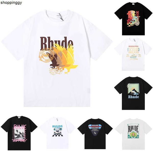 

t-shirts craftsmanship rhudes t shirts summer fashion designer street casual sleeve beach printing tshirt size s-xl, White;black