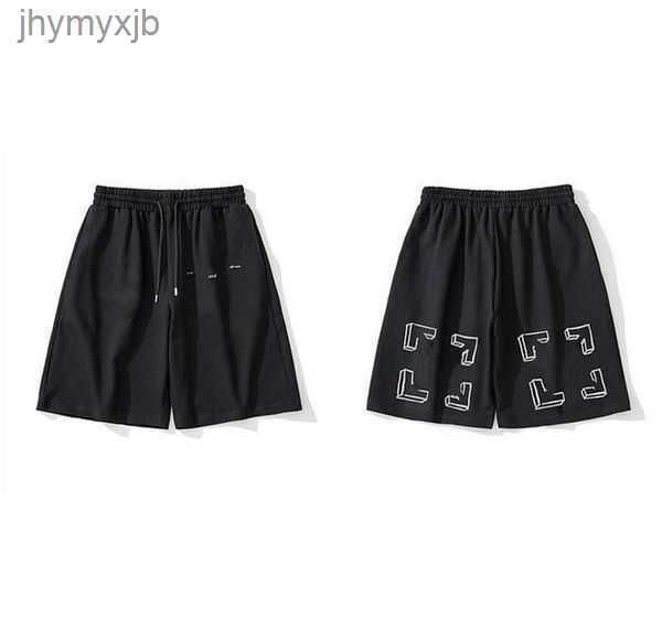 

2023 mens summer designer shorts fashion loose swimming suits womens streetwear clothing white quick drying swimwear letters offes printed b, White;black