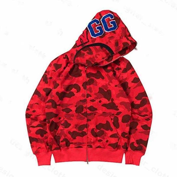 

men's hoodies & sweatshirts shark mens womens fashion men deisigners hoody stylist cartoon sharks printing jacket man high1 quality cas, Black