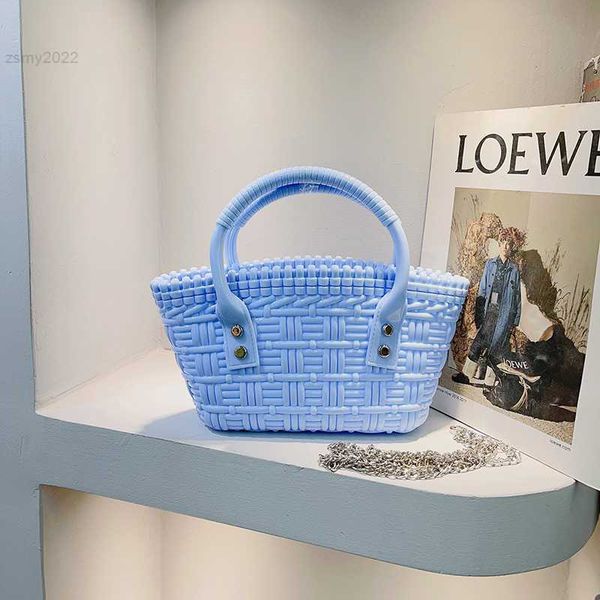 

totes brand mini tote bags for women summer candy jelly bag new woven vegetable basket designer crossbody bag cute purses and handbags