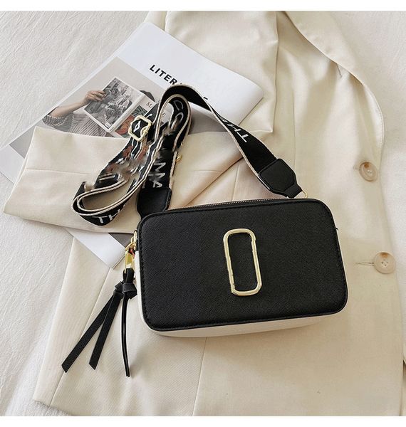 

new cross-body bag, vintage contrast small square bag, one-shoulder cross-body camera bag