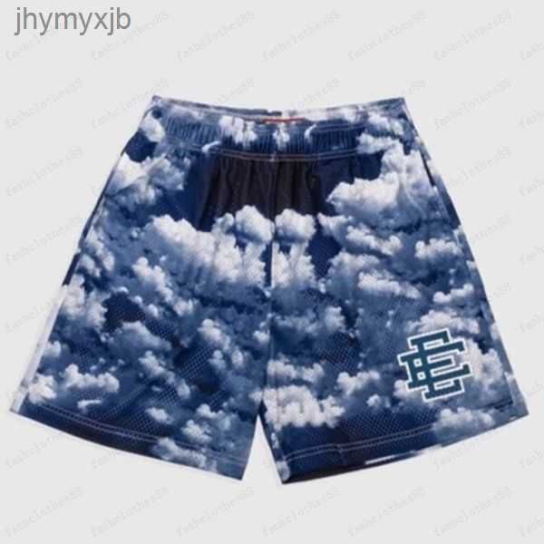 

designer mens ee shorts eric emanuel fitness sports lightning printed 17 color women summer workout casual basketball pants size m//xl/xxl, White;black
