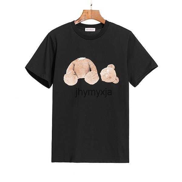 

trendy angel decapitated teddy bear print t-shirt loose men's and women's wear letter short sleeve a2 4 ssl2, White;black