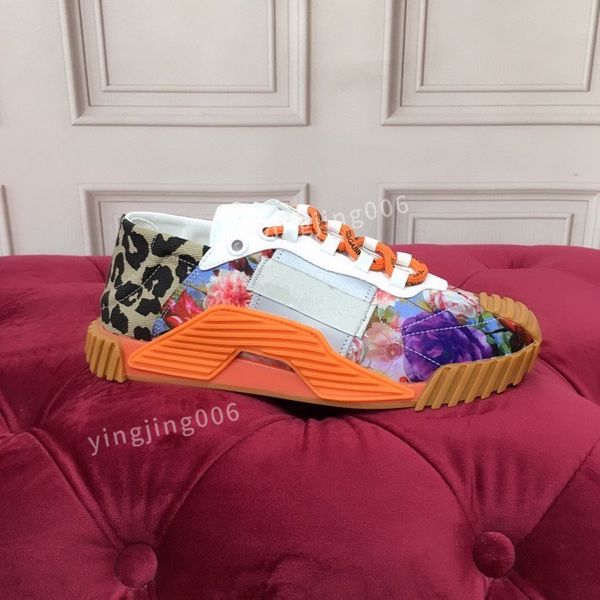 

men brand fashion casual shoes leather lace-up sneaker fashion lady flat running trainers letters mens gym sneakers, Black