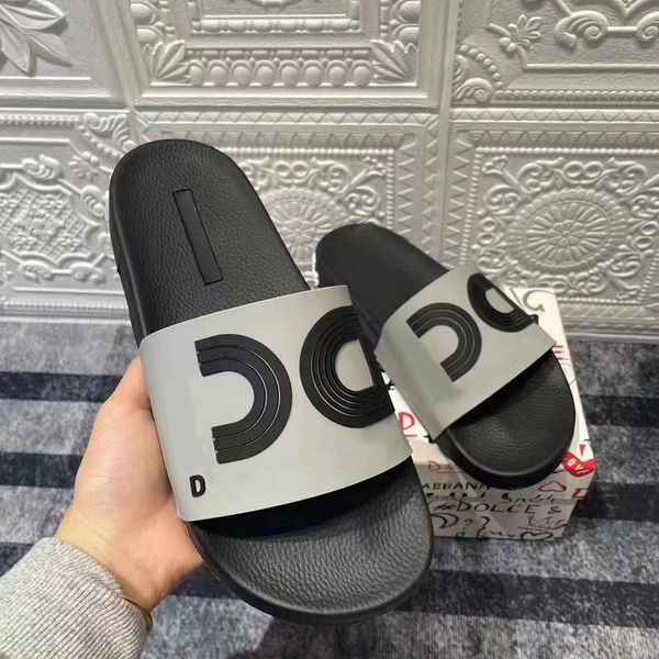 

designer slipper luxury slides brand sandals woman slide men slippers flat bottom flip flop design sneakers leather sandal by 1978 s09 01, Black