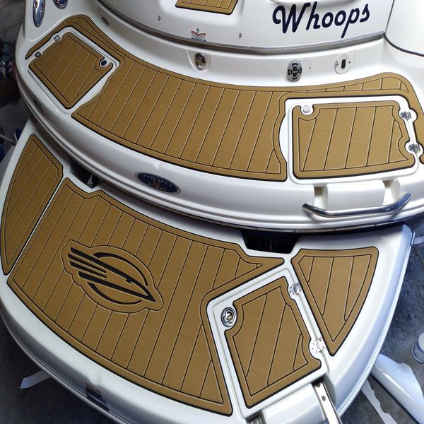 

2005 chaparral sunesta 274 swim platform cockpit boat eva foam teak floor pad