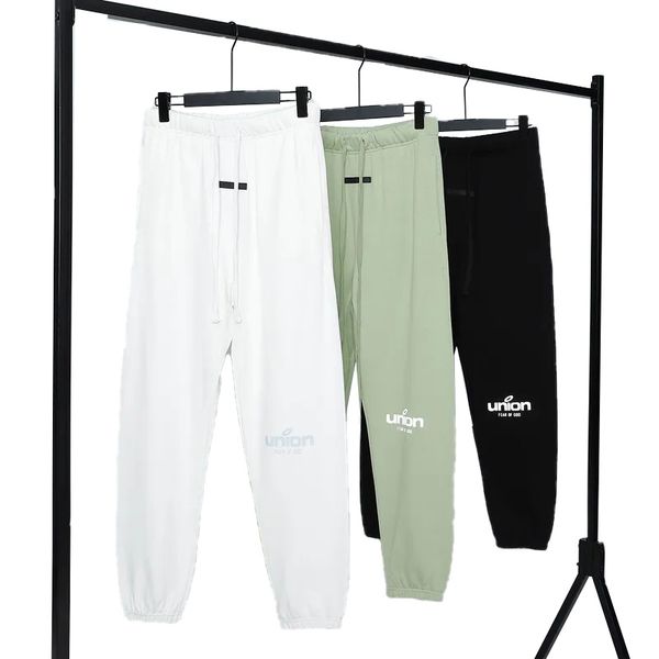 

new men's fw23 designer ess joggers fashion 100% cotton reflective print letters sweatpants hip hop loose designer autumn clothing casu, Black