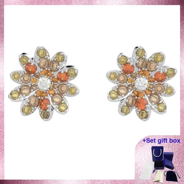 

swa fashionable dangle earrings fantastic earrings exquisite gift box ing, Golden