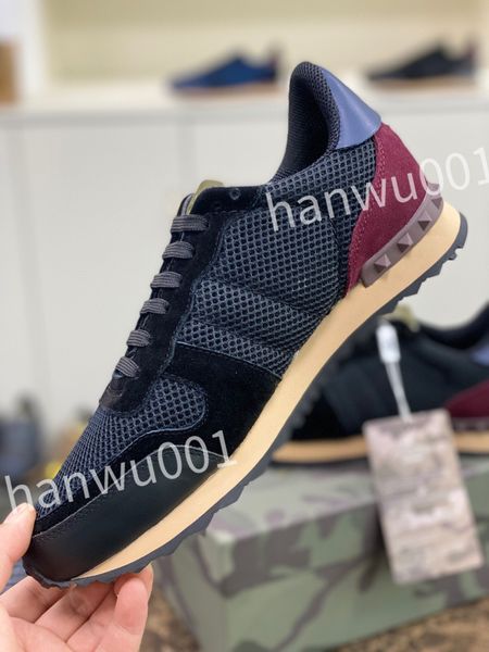 

luxury men sneaker with retro platform shoes genuine leather thick bottom flats classic lace-up casual, Black