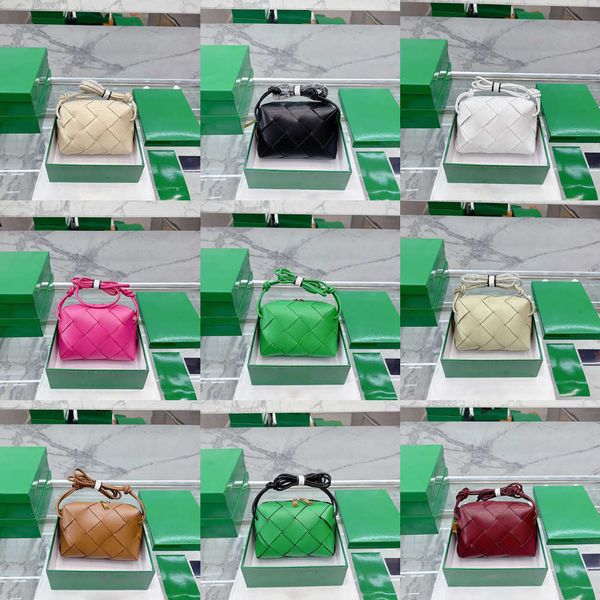 

woven bag designer crossbody bags luxurys handbags women shoulder bag leather beach totes classic green black messenger purse 230314