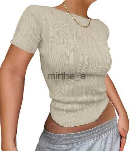 

t-shirts women's t-shirt women long sleeve crop y2k clothes 2023 autumn casual ruched white skinny black basic tee corset pulovers t sh
