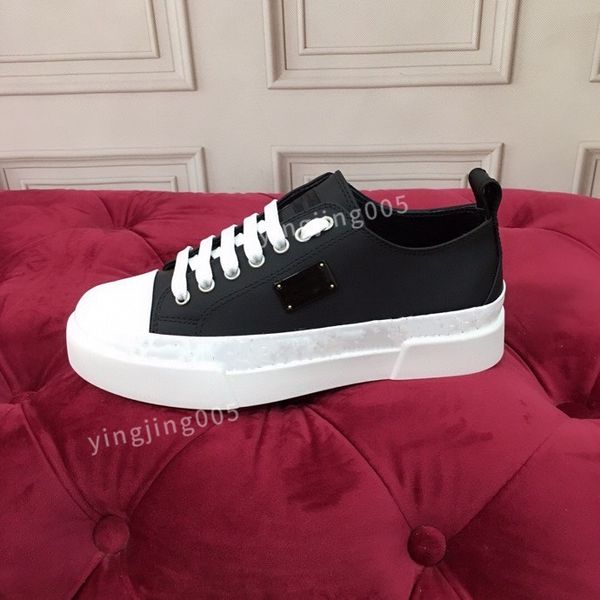 

new men casual shoes fashion genuine leather trainers sneakers runway platform wedges round lace up men loafers2023, Black