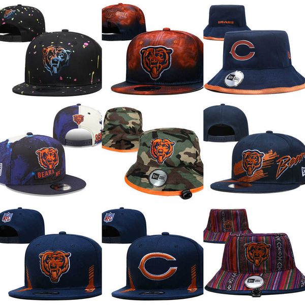 

snapbacks chicago''bears''men football hats cap adjustable fit hat, Black;white