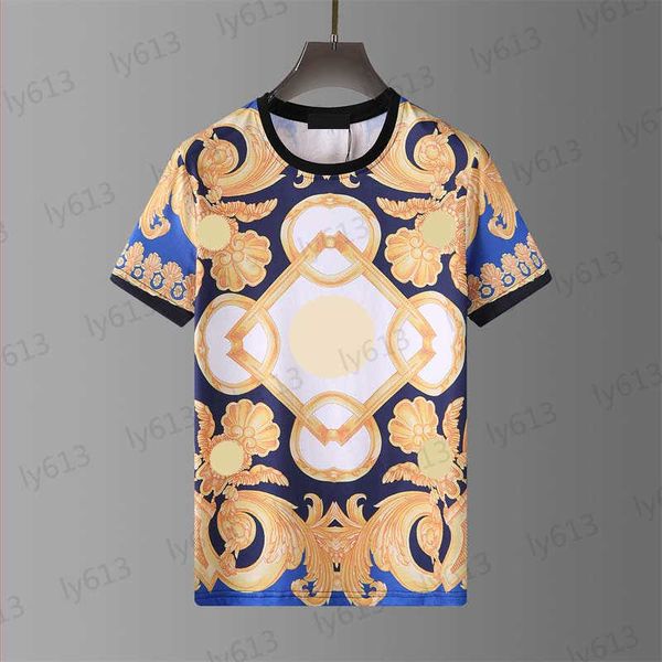 

summer mens t-shirts designer clothes yellow classic fashion luxury splice embroidery pattern printing design silk round neck short sleeve m, White;black