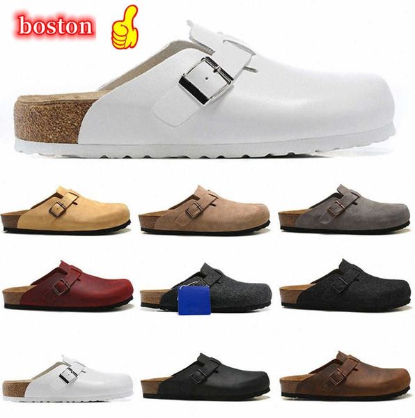 

sandals boston birkin oiled leather bag head pull cork suede german arizona designer slides autumn winter loafers classic tan brown black mo