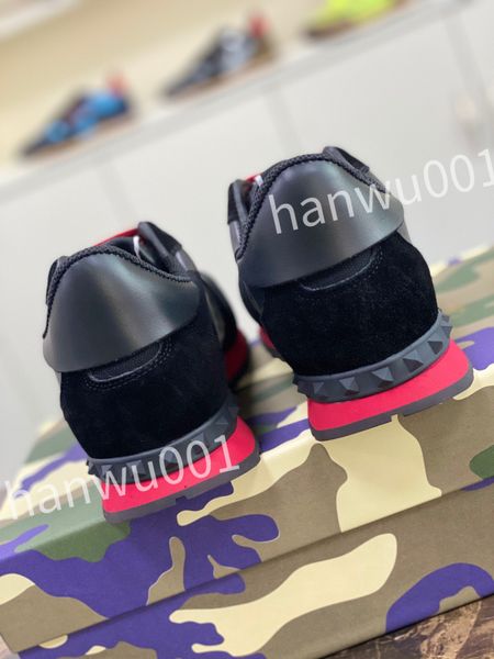 

2023 new luxury platform mens casual shoes women travel leather lace-uptrainers sneaker cowhide fashion woman shoe flat lady sneakers, Black