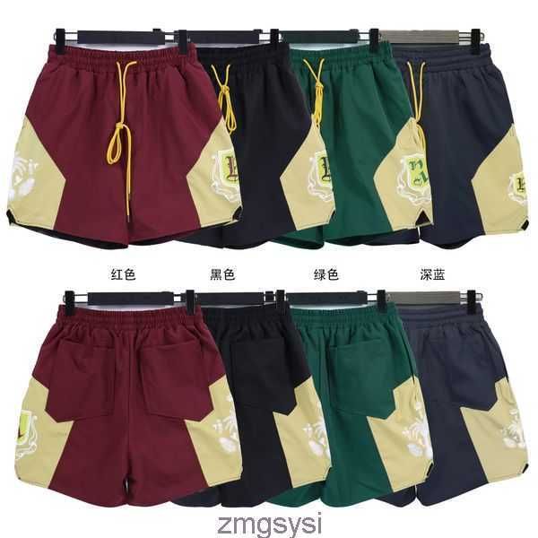 

short 2023 designer men gym shorts swim splash ink design letter print swimming inaka oversized fit tech mesh shorts american sizes embroide, White;black
