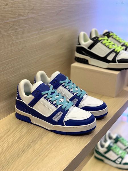 

sneaker luxury designer version basketball shoes vintage fashion comfort running calf leather italy trend 38-45, Black