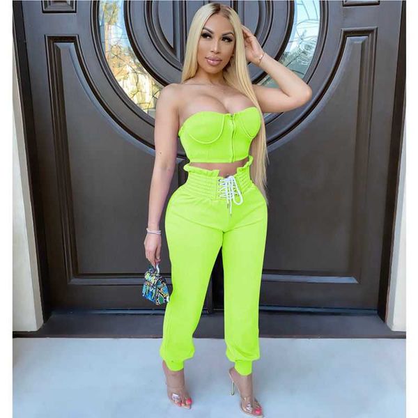 

women's jumpsuits rompers haoyuan two piece set jumpsuits fall women clothing night club outfits off shoulder crop ant lounge wear matc, Black;white