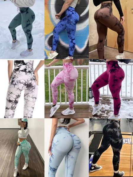 

designer yoga high end luxury brand womens yoga high waist pants sports fitness suit girls running elastic tight breathable pants sportswear