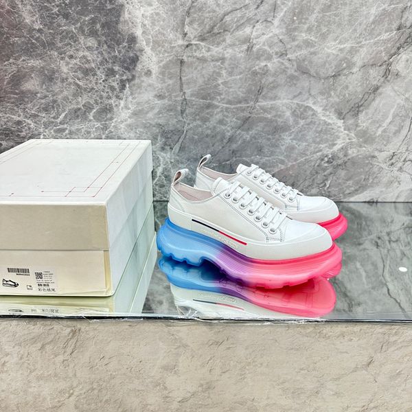 

2023 new walking shoes women new out of office lace up designer sneakers luxury flat casual men walking shoe white 0418, Black