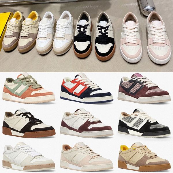 

2023 match sneaker baguette casual shoes designer fashion flat platform woman pocket suede low luxury rubber sole little monster big eyes ca, Black